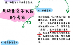 考研意义不大的11个专业有哪些？如何选择更适合的专业？